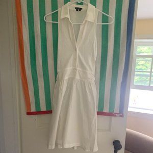 Theory - White sleeveless dress, size 4